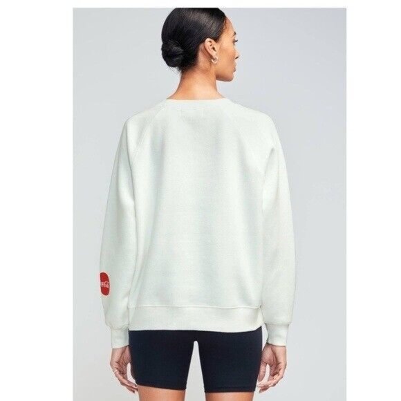 Wildfox x Coca-Cola “For Sparkling Holidays” Sweatshirt in Vanilla - Picture 5 of 11